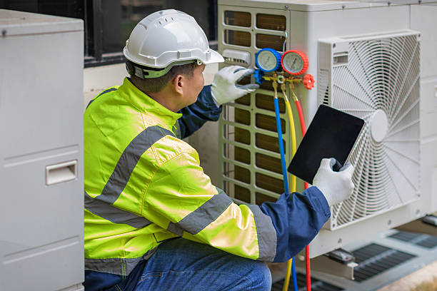 Professional Air Duct Cleaning technician working in Kelayres, PA